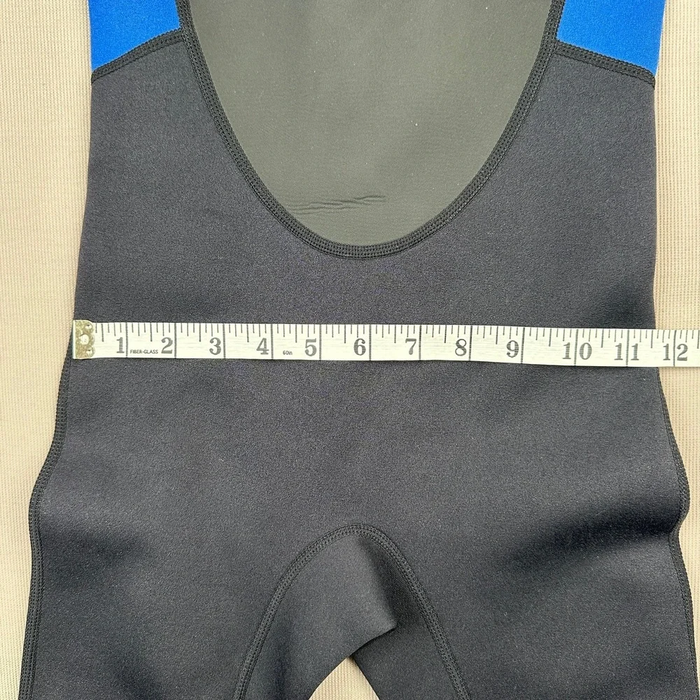 Realon Boys Wetsuit Full Body Neoprene Black Blue Size Medium Swimming Surfing